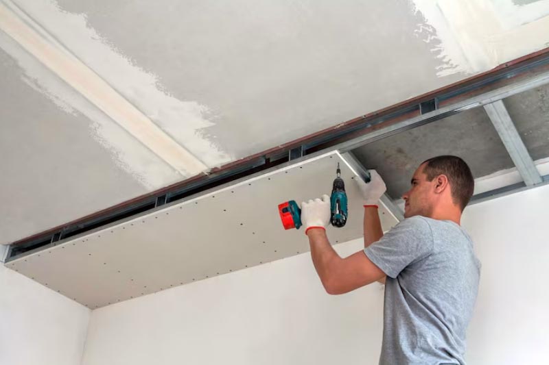 residential gypsum false ceiling work dubai