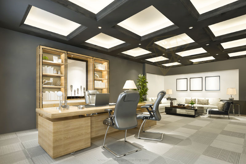 office luxury interior fitout dubai meeting working room