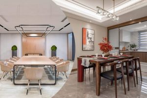 Modern interior fit-out design in Dubai apartment